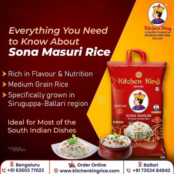 Facts About Sona Masuri Rice