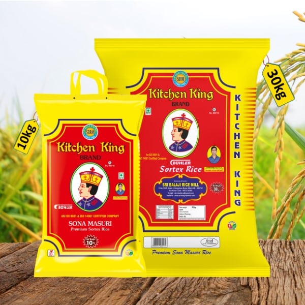 Kitchen King Sona Masuri New Steam Rice