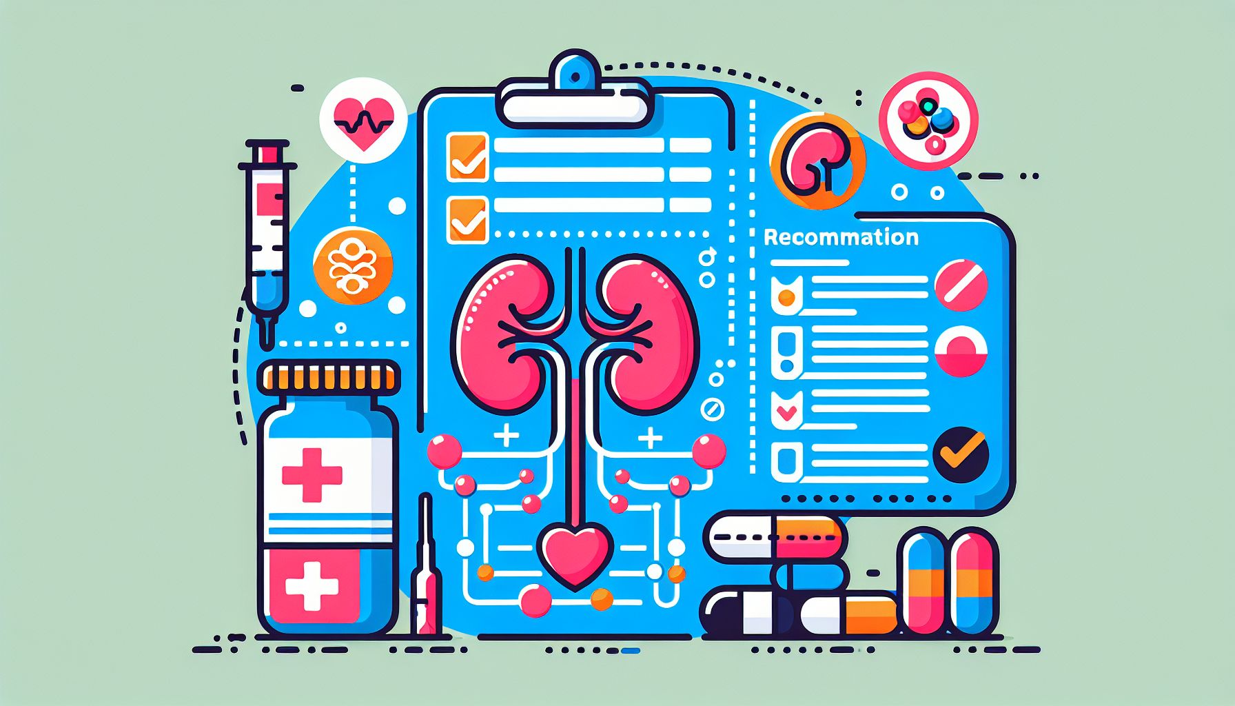 An assortment of diuretic medications